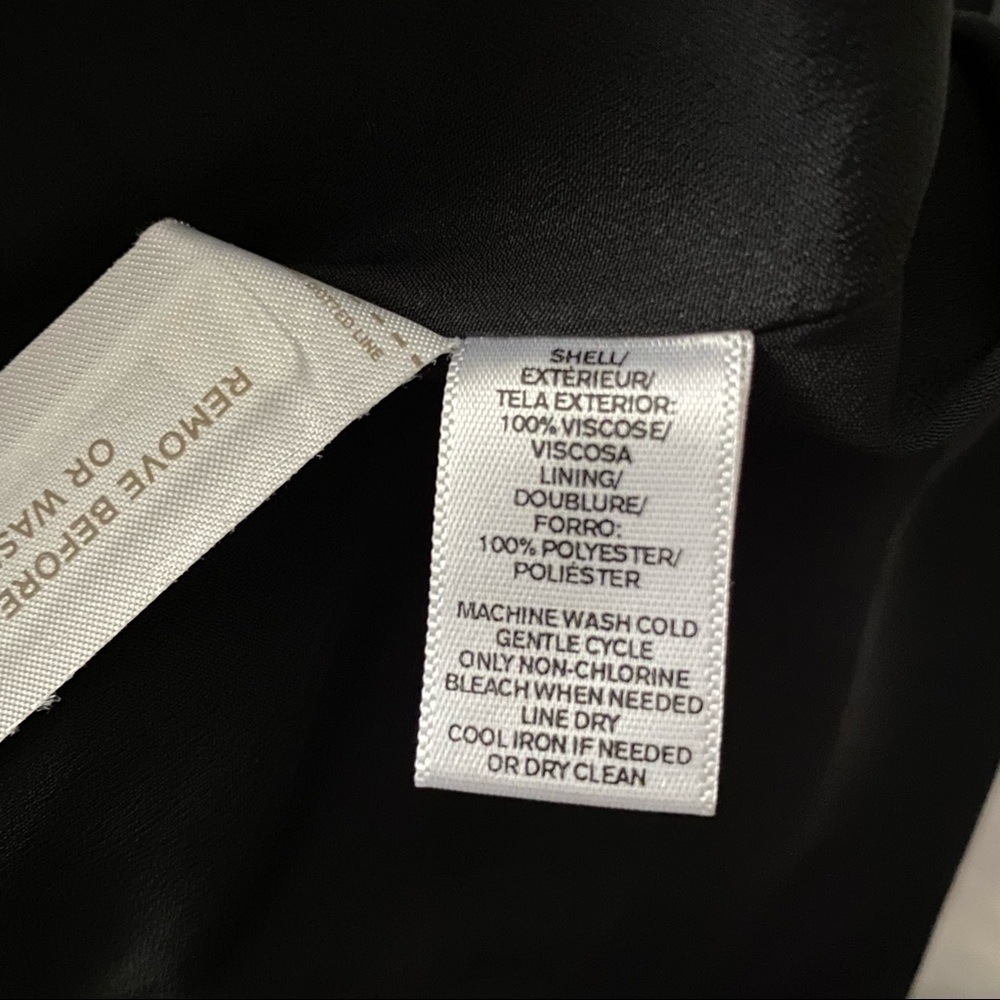 NWOT Ann Taylor Loft Pinstripe Faux Wrap Skirt - Picture 14 of 15